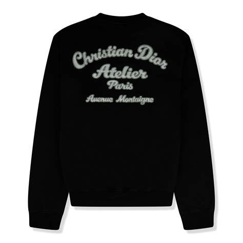 dior black sweatshirt|christian dior sweatshirt men.